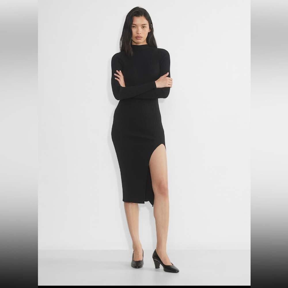 New! Aritzia Alchemy Mock Neck Sweater Dress XS Petite